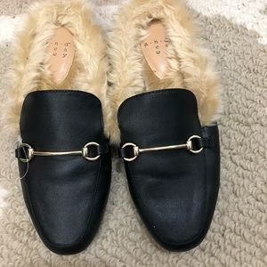 Slip on fur